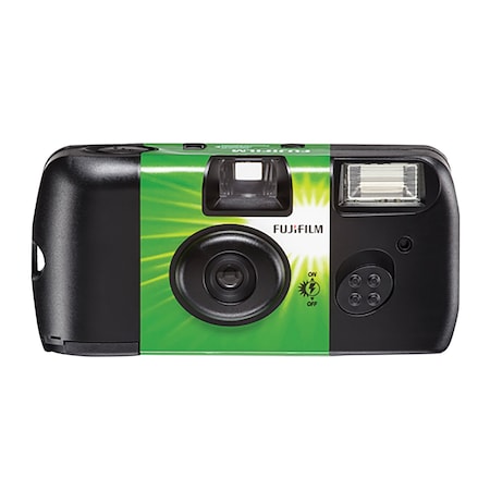 Fujifilm QuickSnap Flash 400 Single-Use Disposable Camera with Flash Single Camera 7033661